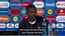 Bleus - Dembélé : “Ceux qui ne sont pas contents avec notre jeu, ce n’est pas notre problème”