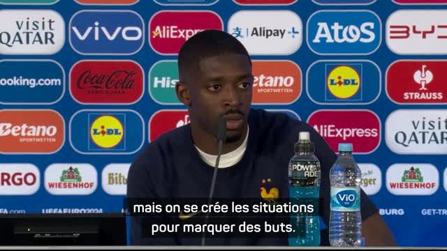 Bleus - Dembélé : “Ceux qui ne sont pas contents avec notre jeu, ce n’est pas notre problème”