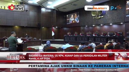 MK GELAR SIDANG JUDICIAL REVIEW UU KPK, KUHAP, DAN PERADILAN MILITER