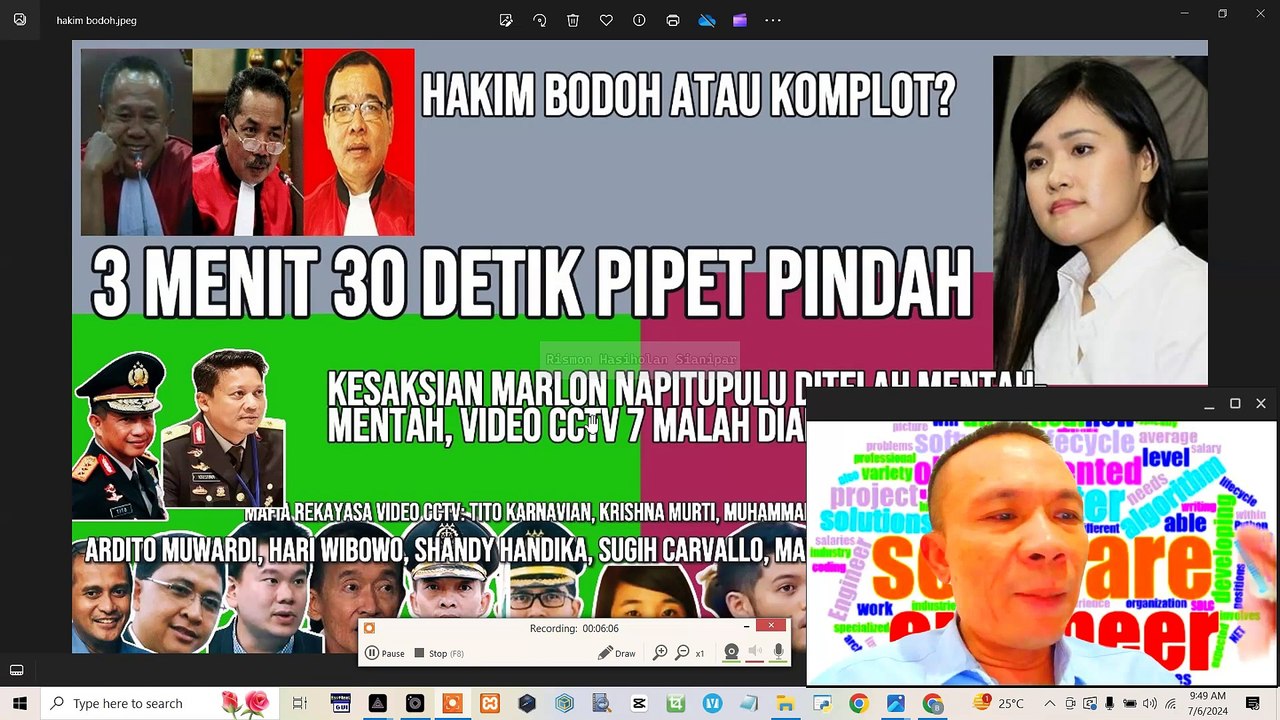 TELAN BULAT-BULAT KESAKSIAN MARLON NAPITUPULU, HAKIM BODOH ATAU KOMPLOT!