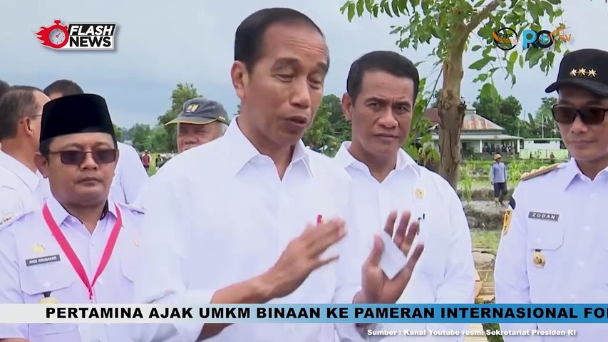 Jokowi Tinjau Pompanisasi di Bantaeng