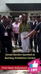 Sonali Bendre Spotted at Bombay Exhibition Centre