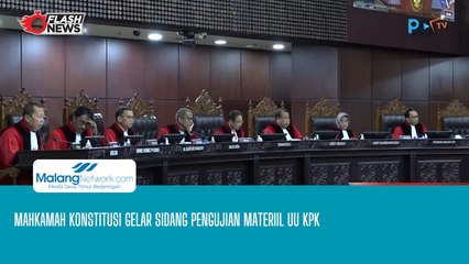 Mahkamah Konstitusi Gelar Sidang Pengujian Materiil UU KPK
