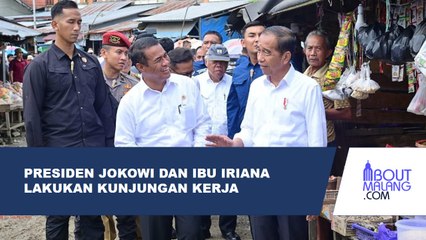 PRESIDEN JOKOWI DAN IBU IRIANA MELAKUKAN KUNJUNGAN KERJA KE BONE