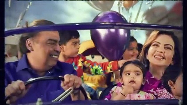 Nita and Mukesh Ambani and their absolutely adorable grandchildren Prithvi, Aadiya, Krishna and Veda set the tone for the #FamilySangeet celebrations of Anant and Radhika! #ARWeddingCelebrations