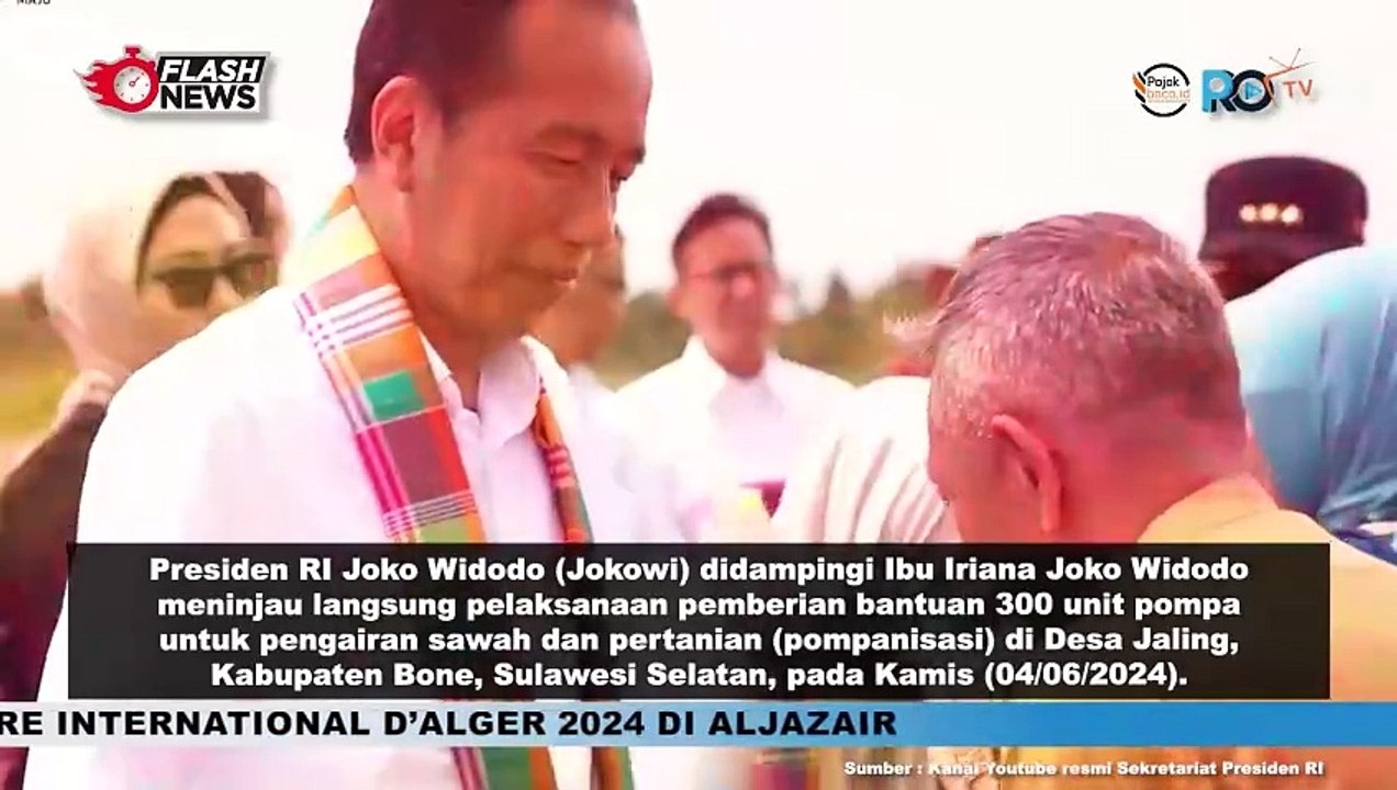 Presiden Jokowi Kunjungan Kerja Ke Bone