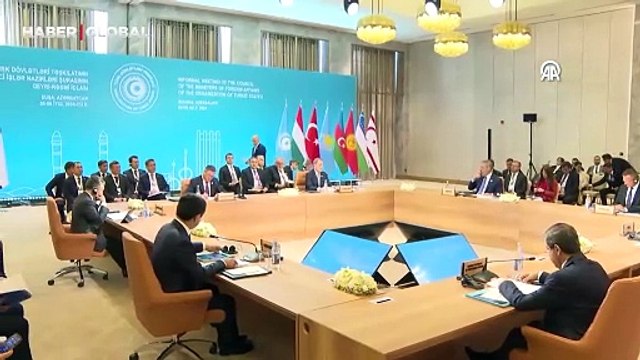 Türk Devletleri Teşkilatı Gayriresmi Zirve Toplantısı'nda aile fotoğrafı çekildi