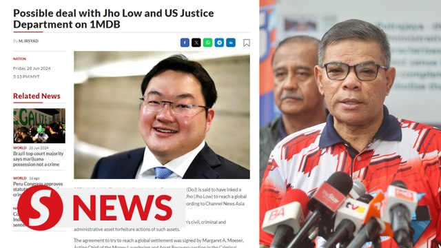 Malaysia to focus on repatriating assets bought using 1MDB funds, says Saifuddin