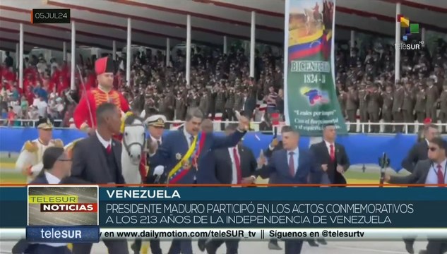 Pdte. Nicolás Maduro conmemoró los 213 años de la independencia venezolana