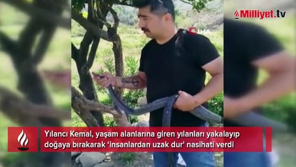 Yılanlara fısıldayan adam! "İnsanlardan uzak dur"