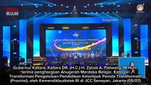 Gubernur Kaltara Terima Penghargaan Anugerah Merdeka Belajar