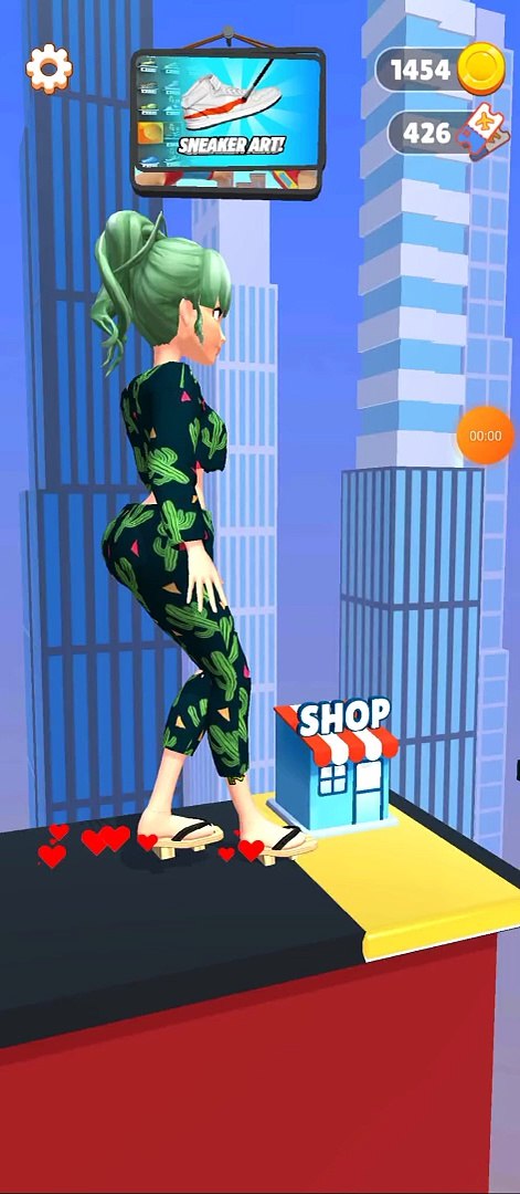 ⁣ASMR TIPPY TOE Gameplay crazy girls gaming area