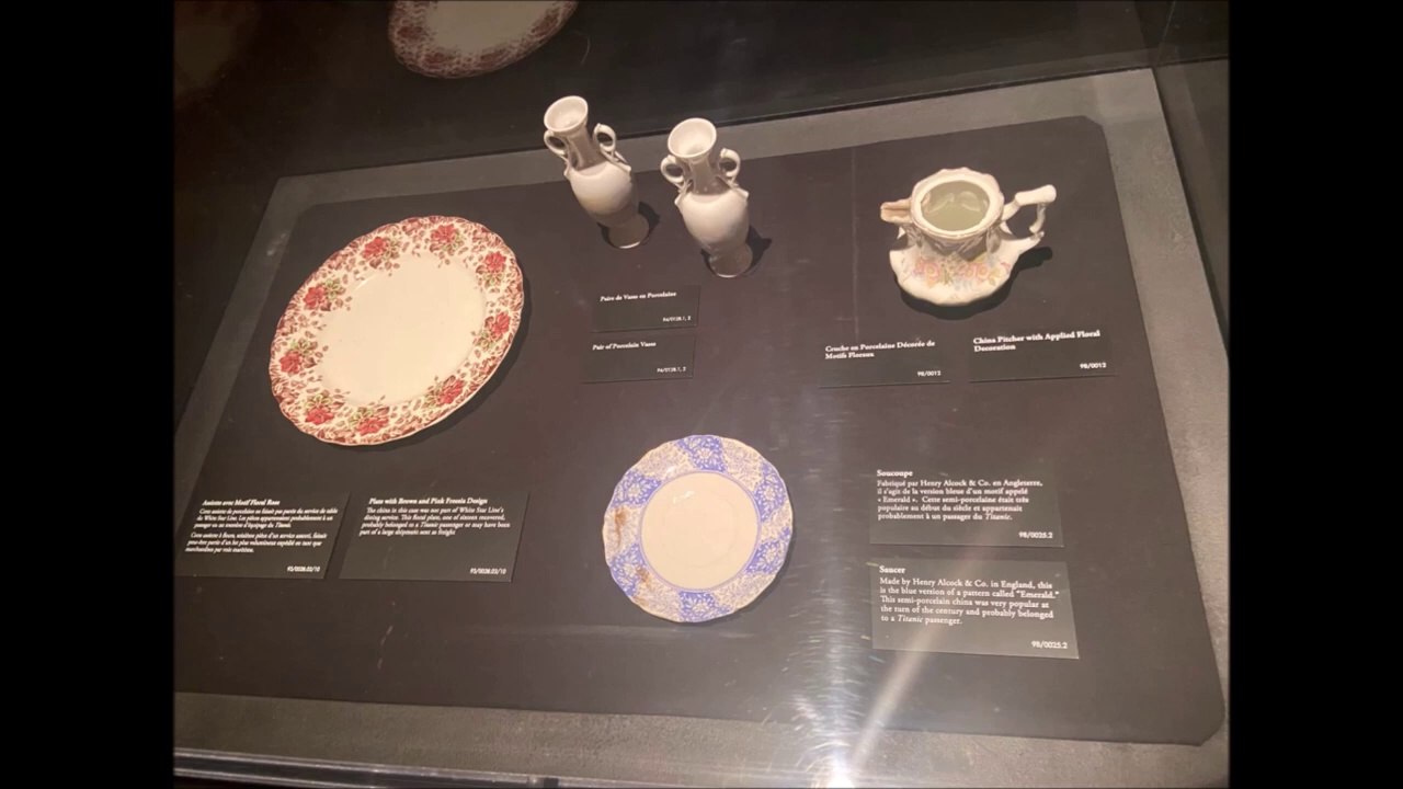 Exposition du Titanic porte de Versailles à Paris ( juillet à octobre 2023).