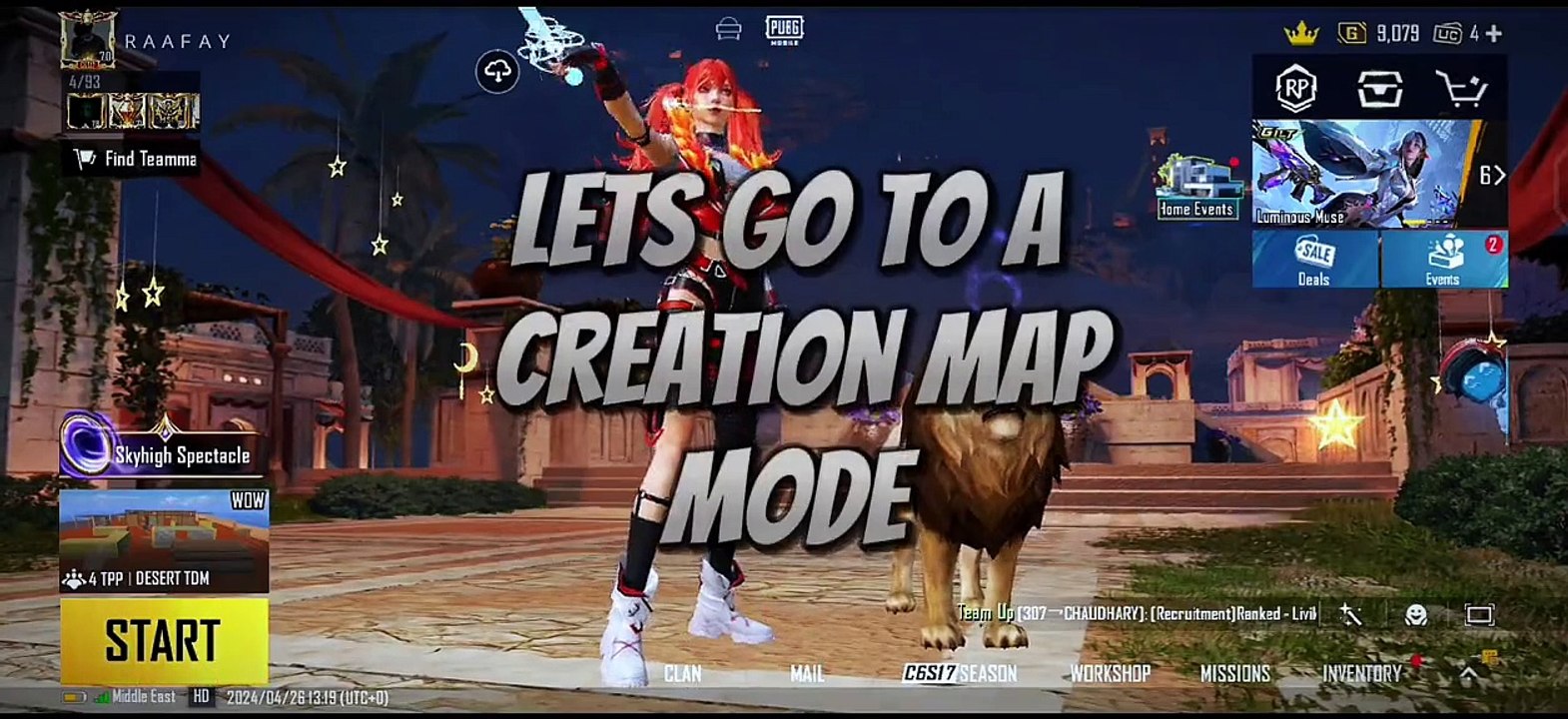 How to create wow map