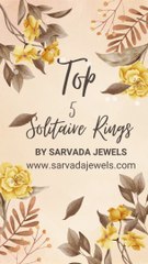 Top 5 Natural Diamond Solitire Engagement Ring, Best Solitaire Dimaond Ring for Women