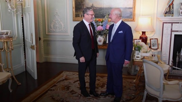 King tells Starmer ‘you must be exhausted’ in first private audience