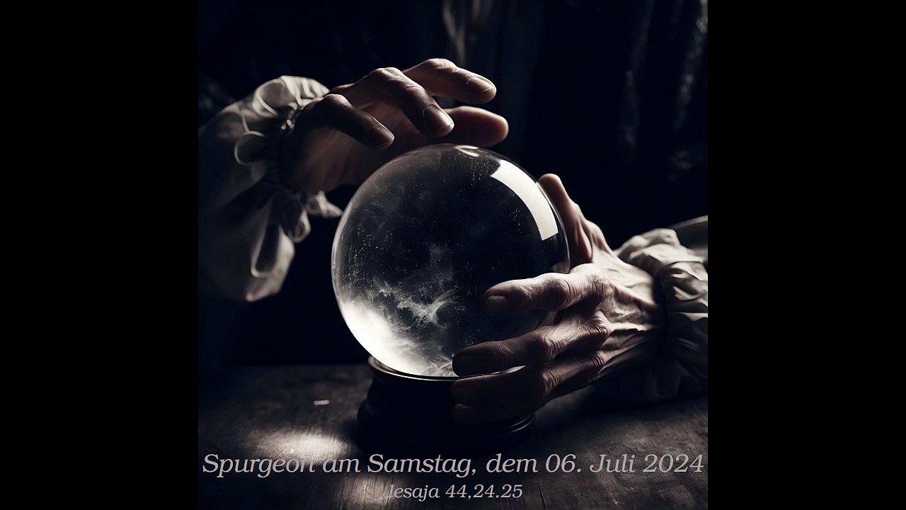 Spurgeon am Samstag, dem 06. Juli 2024 zu Jesaja 44,24.25