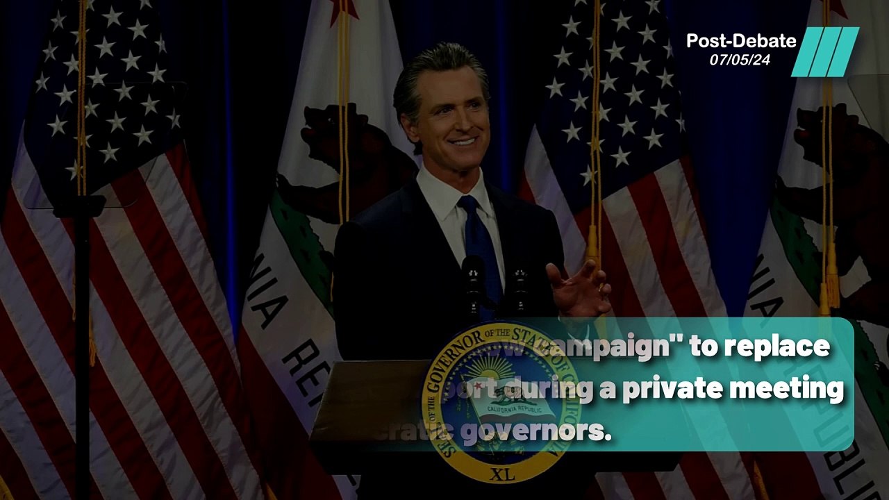 Newsom Admits Biden Debate Didn't Go as Planned