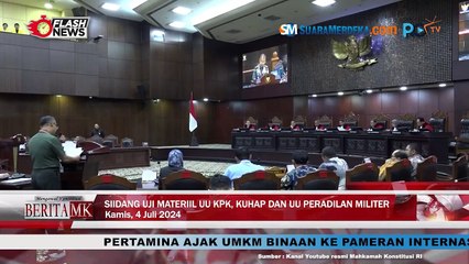 MK Gelar Sidang Pengujian Materiil UU KPK, KUHP dan UU Peradilan Militer