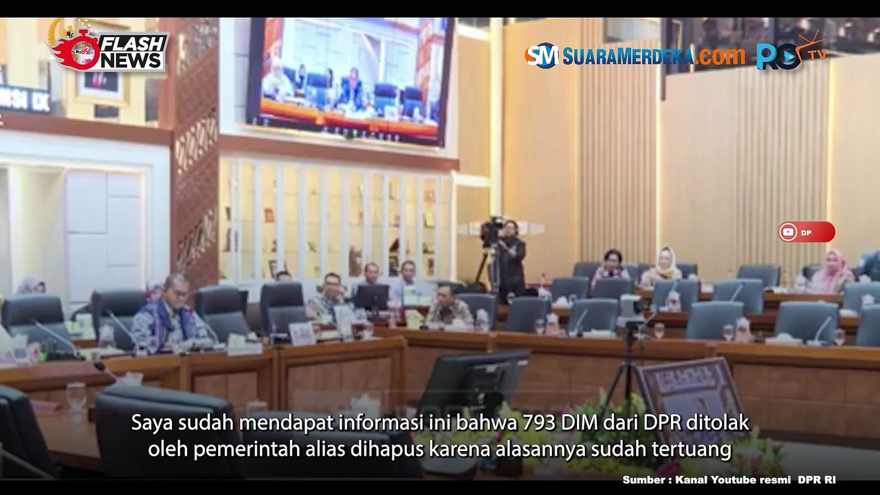 Pemerintah Tolak 793 DIM RUU Pengawasan Obat dan Makanan