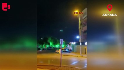 Meteor bir çok ilde geceyi aydınlattı