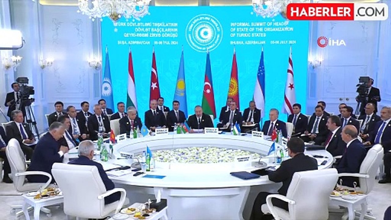 Azerbaycan Cumhurbaşkanı Aliyev: "21. yüzyıl, Türk dünyasının gelişme yüzyılı olmalıdır"TDT Devlet Başkanları Gayriresmi Zirvesi başladı