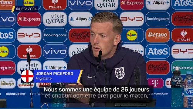Pickford : “J’aime la pression des grands matches”