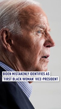 Biden Mistakenly Identifies as 'First Black Woman' Vice-President