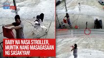 Baby na nasa stroller, muntik nang masagasaan ng sasakyan! | GMA Integrated Newsfeed