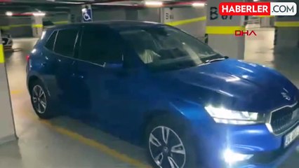 Kadıköy'de İSPARK'a ait otoparkta araçlara zarar verildi