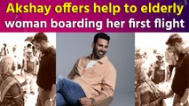 Akshay Kumar helps elderly woman in BTS video from 'Sarfira' set