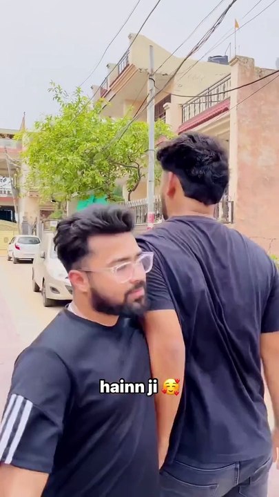 road prank with a boy