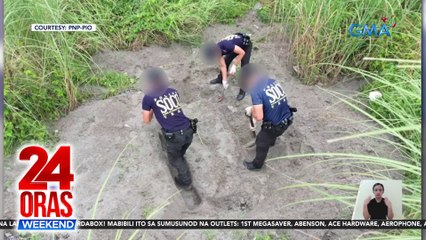 24 Oras Weekend Part 1 - Hinihinalang labi nina Geneva Lopez at Yitshak Cohen; Abot-tanaw na "monster ship" ng China; tulak umano sa mga estudyante tiklo; atbp.