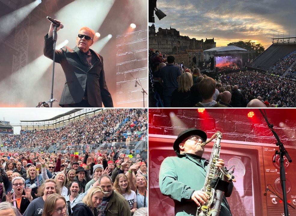 Madness perform at Edinburgh Castle