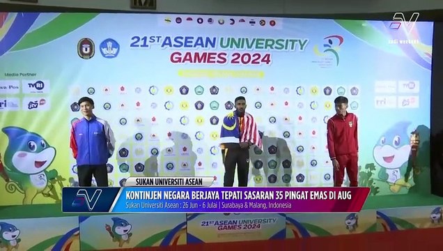 Kontinjen negara berjaya tepati sasaran 35 Pingat Emas di AUG