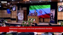 Reformist Masoud Pezeshkian elected as Iran_s president _ BBC News(360P)
