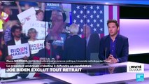 Joe Biden exclut tout retrait de la malgré les pressions, y compris de son propre parti