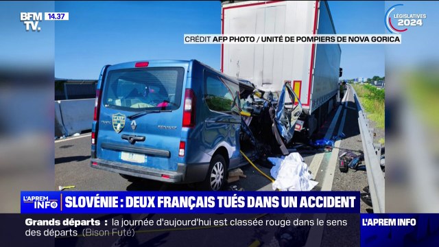 Slovénie: deux Français, dont un enfant de 12 ans, décèdent dans un accident de la route