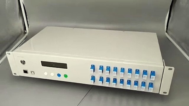 1X16 Rack Mount optical switch #MEMSOpticalSwitch #optica #xhphotoelectric #fiber#oxc #optics #photonics #communications #data #telecommunications #opticalswitch