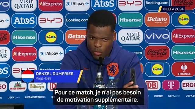 Dumfries : Pas besoin de motivation supplémentaire avant d'affronter la Turquie