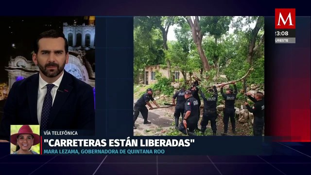 Se confirma saldo blanco después del paso de 'Beryl' en Quintana Roo: Mara Lezama