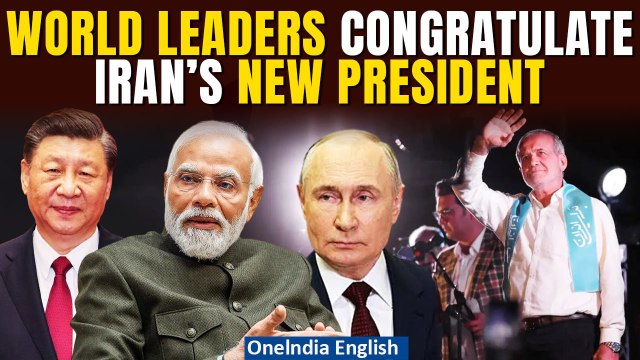 PM Modi, Putin, Xi Jinping,Other World Leaders Congratulate Iran's Masoud Pezeshkian On Election Win