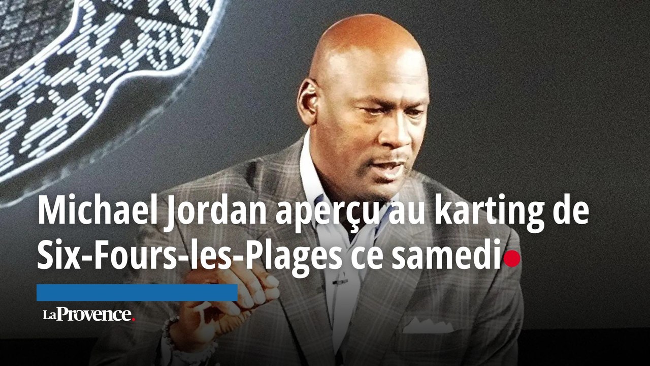 Michael Jordan a roulé ce samedi matin sur le karting de Six-Fours-les-Plages
