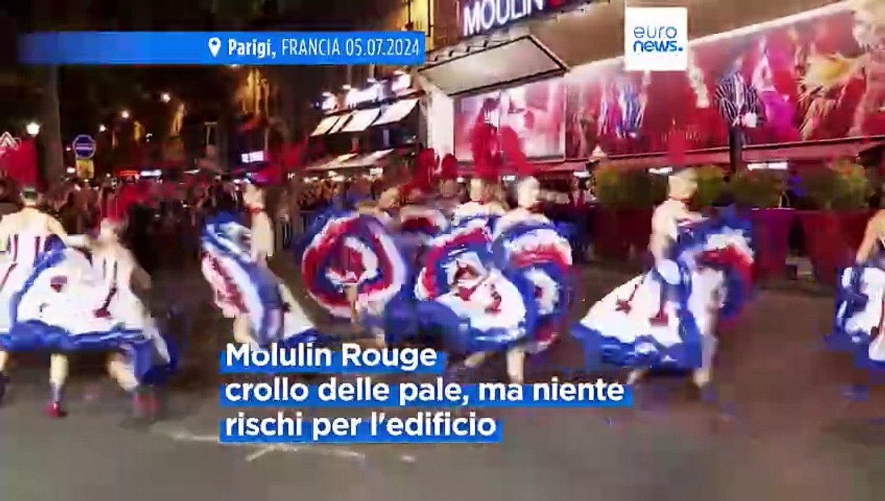 Parigi, il Moulin Rouge recupera le sue ali e fa baldoria con uno spettacolo di cancan
