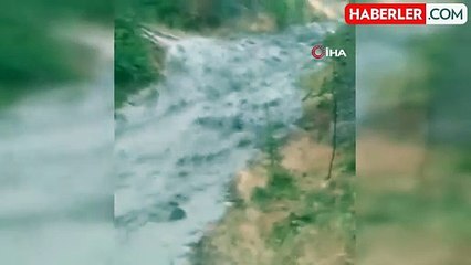 Çorum'da dolu ve sağanak hayatı olumsuz etkiledi