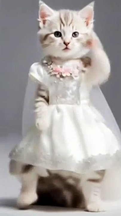 Beautiful cat amazing Dance