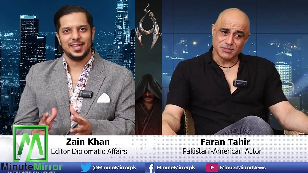 Journalist Zain Khan interviews Actor Faran Tahir on UmroAyyar Film ...