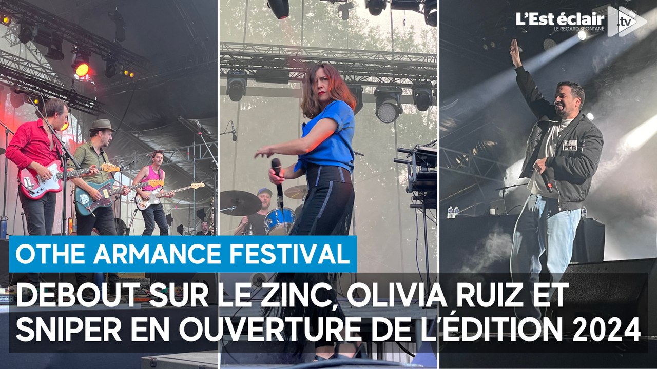 Debout sur le zinc, Olivia Ruiz et Sniper en ouverture du Othe Armance Festival 2024