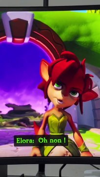 SpyroBIG Dragon en 96/9. #spyro #spyrothedragon #odysseyg9 #triplescreen