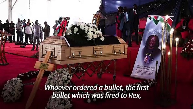 Funeral in Kenya for protestor killed in anti-tax demonstrations
